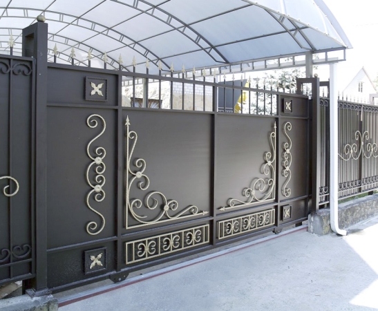 Металлические ворота в Кореновске