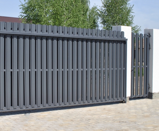 Ворота из штакетника в Кореновске